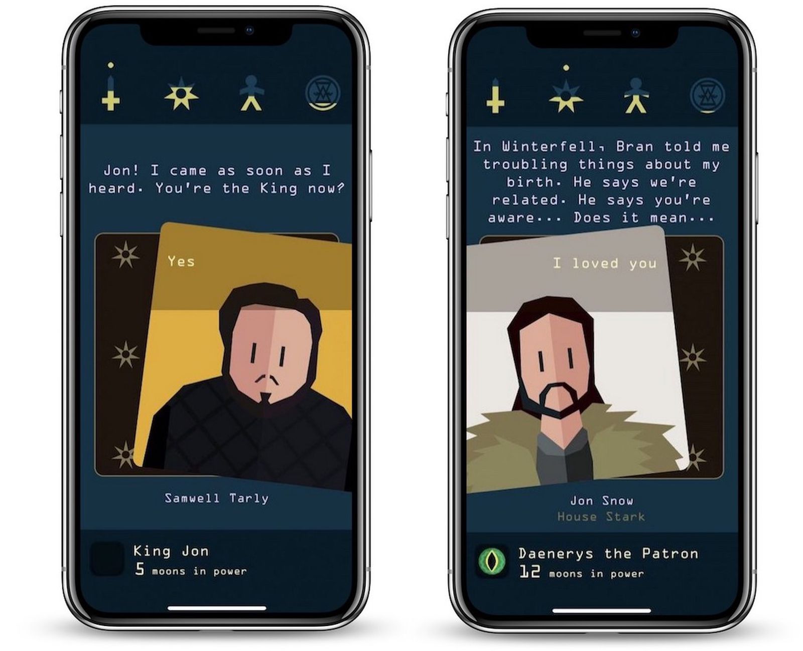 TouchArcade Goes Hands-On With Devolver Digital's Upcoming iOS Game  'Reigns: Game of Thrones' - MacRumors