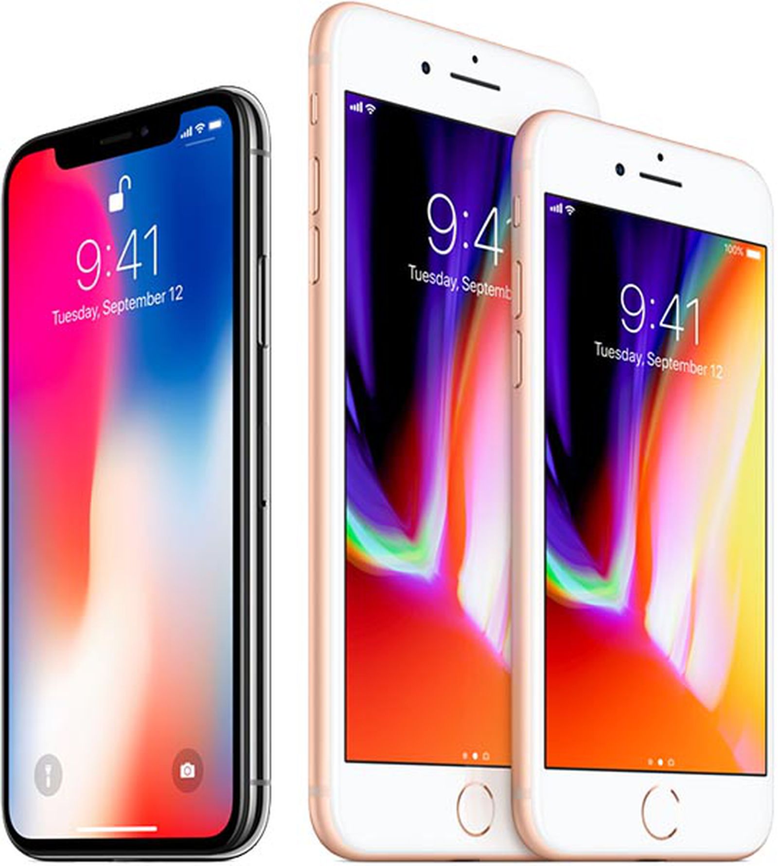 håber at føre musikkens iPhone X vs. iPhone 8 and 8 Plus: Display Sizes, Cameras, Battery Life,  Face ID vs. Touch ID - MacRumors