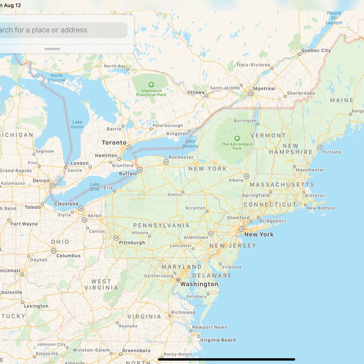 Map Of North East Us Revamped Apple Maps Rollout Extends To Northeast U.s. - Macrumors