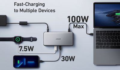 anker 563 dock charging - آخرین ایستگاه اتصال USB-C Anker، پشتیبانی از سه نمایشگر را برای M1 Mac ها به ارمغان می آورد.