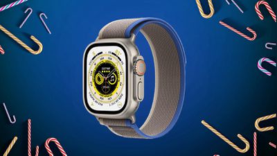 Apple Watch ультра синий конфеты