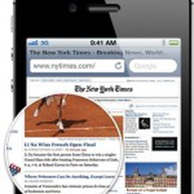 iphone 4s retina display magnify