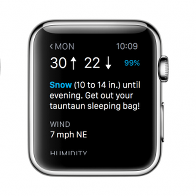 CARROT Weather Apple Watch