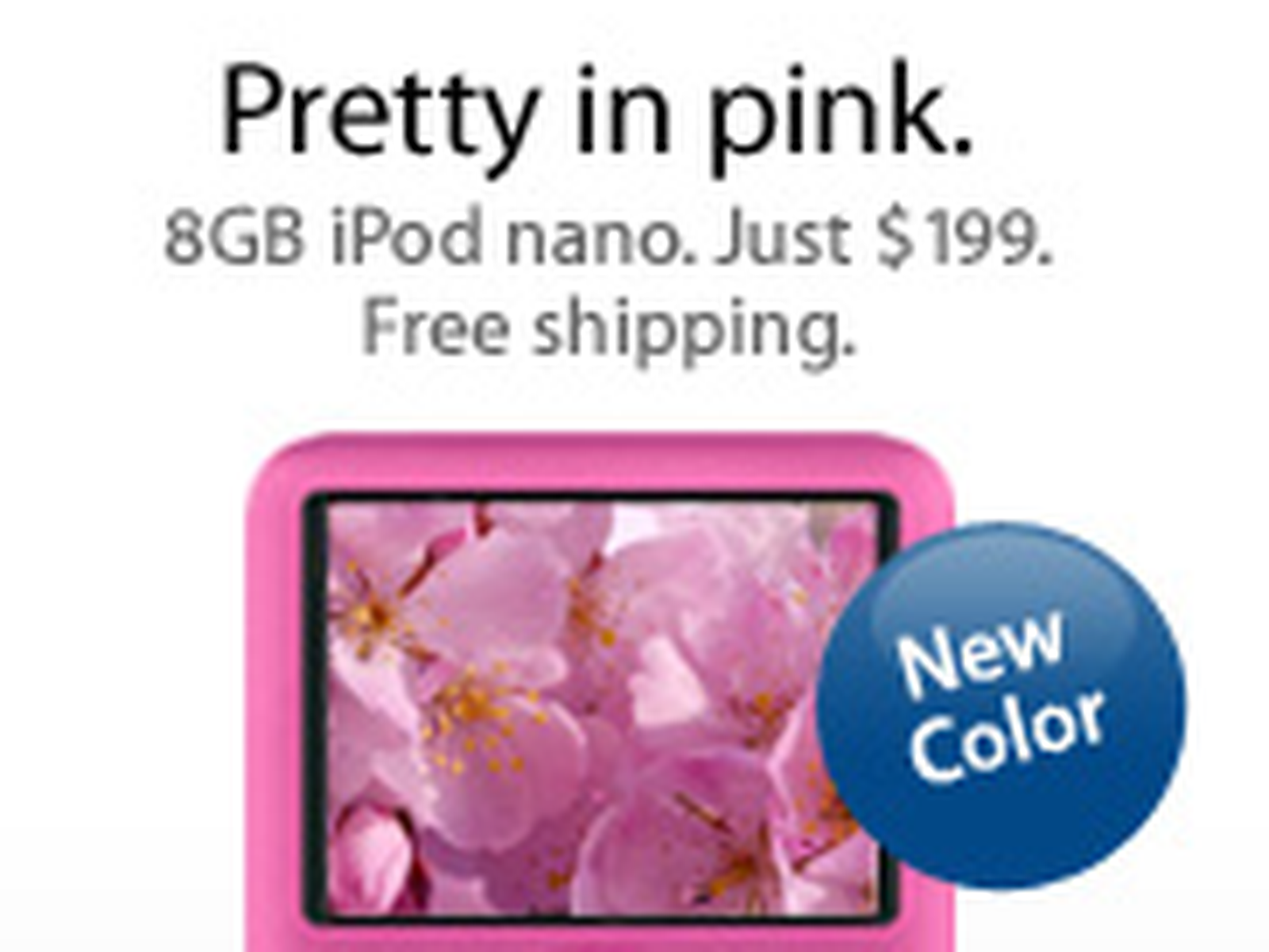 Apple Announces Pink iPod nano - MacRumors