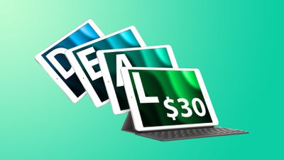 iPad fanned out deals teal