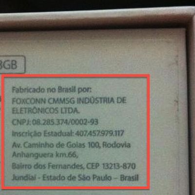 8gb iphone 4 brazil box