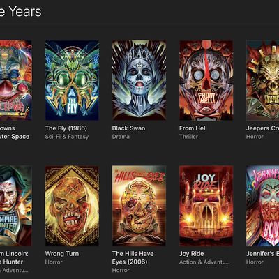 itunes horror sale