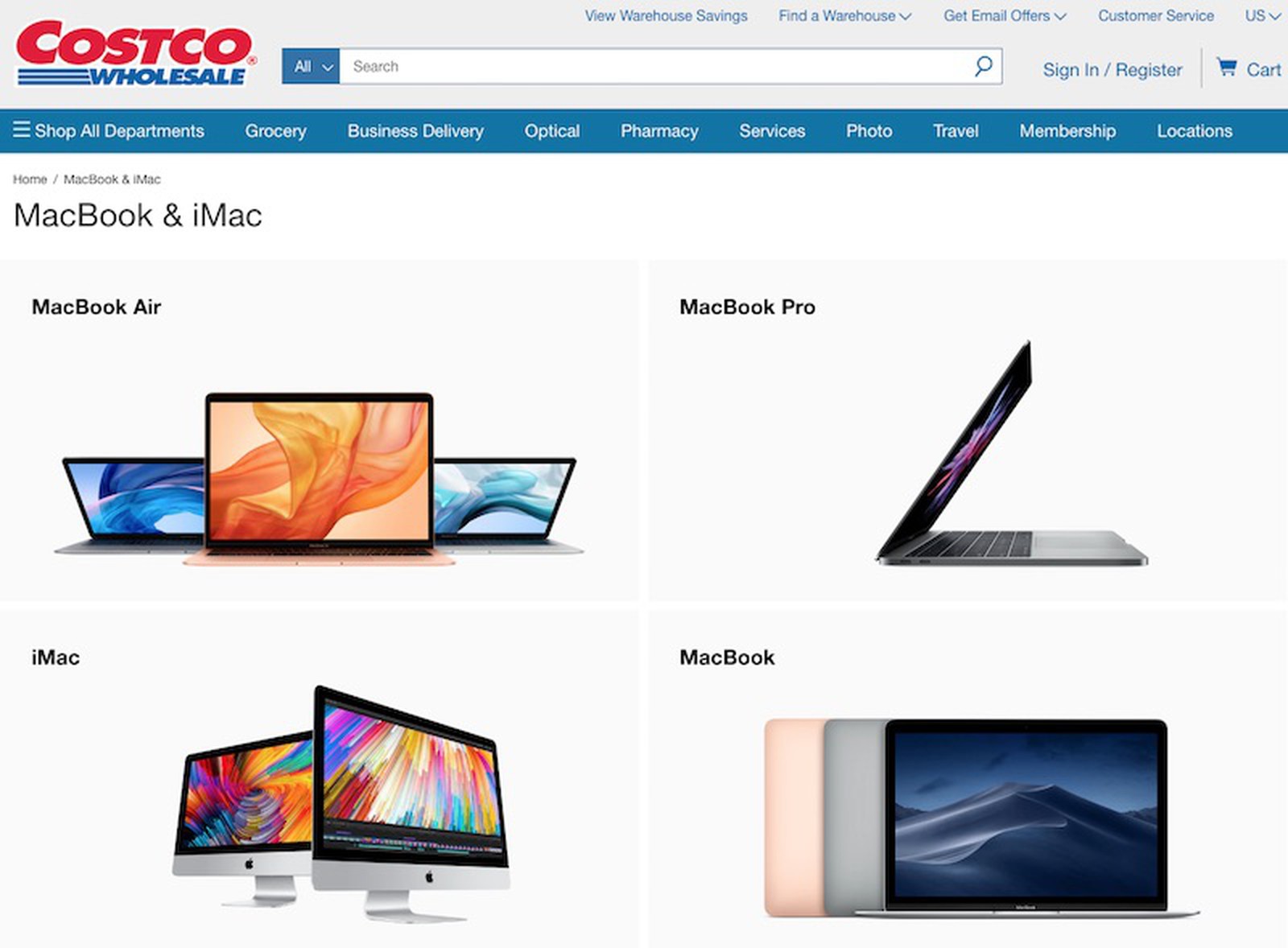 Costco Begins Selling Select Macs on Web at 50 to 200 Discount