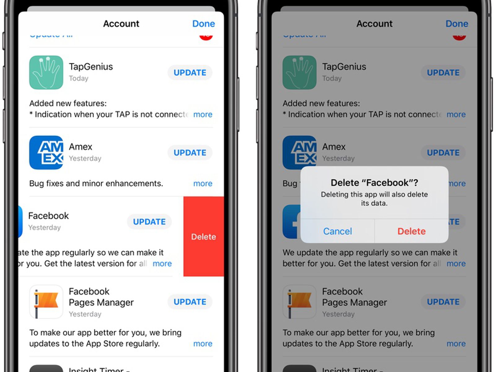 Work with iOS App Updates in Your Account in the App Store