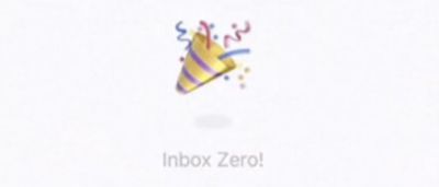 inbox zero emoji from githawk