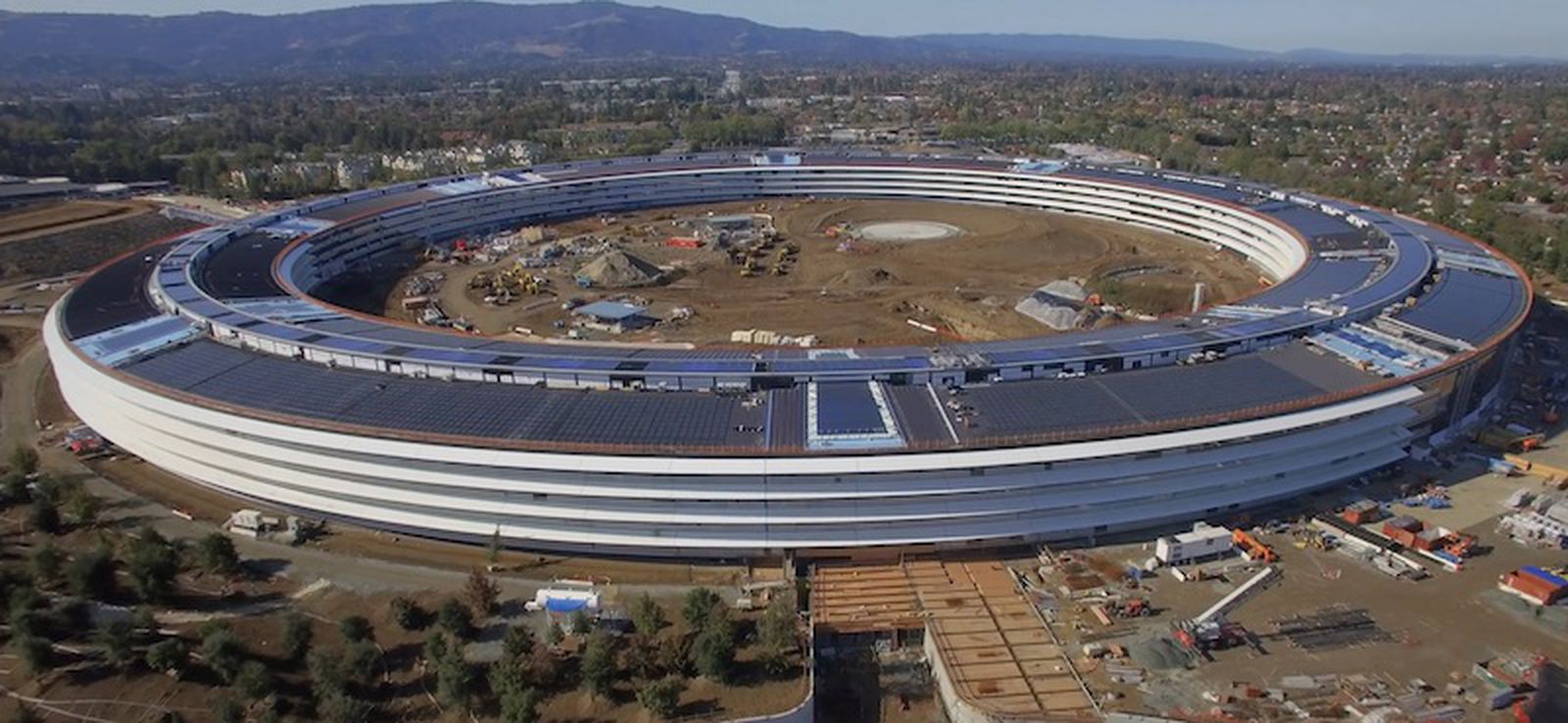 Apple Campus 2 Construction Finishing Up As Glass Installed In Atrium Apple Campus 2 Construction Finishing Up As Glass Installed In Atrium