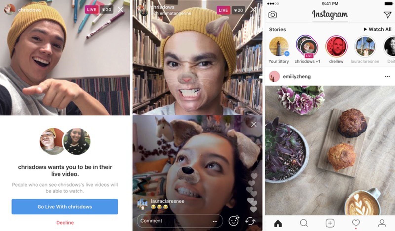 Instagram Launches New 'Live With a Friend' Video Feature - MacRumors