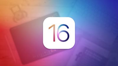 iOS 16 mockup for article