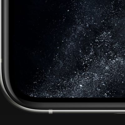 iphone 11 pro display close up