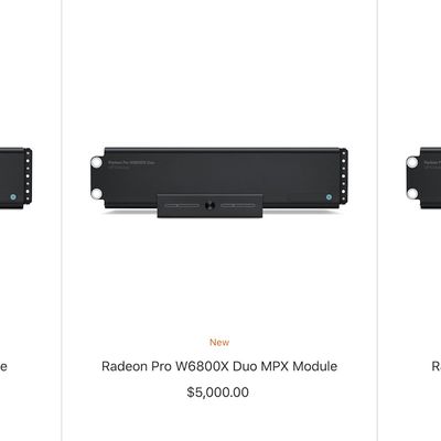 radeon pro w6000 series mpx modules