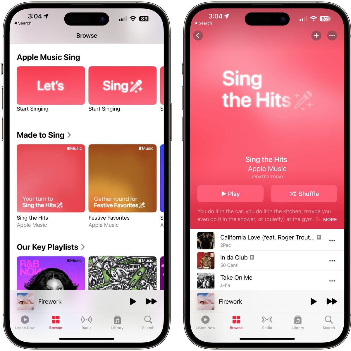 New Apple Music Sing Playlists Now Available in iOS 16.2 - MacRumors