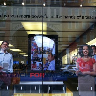 ipad teach for america window
