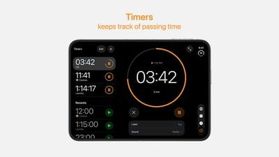 clock app side bar countdowns