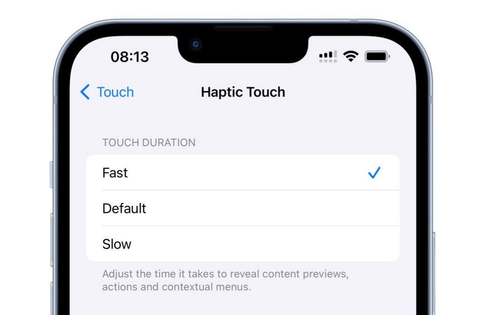 iOS 17 How to Make Haptic Touch Faster on iPhone MacRumors