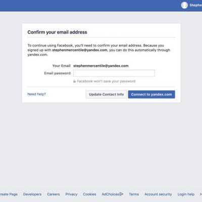 facebook email contacts uploaded