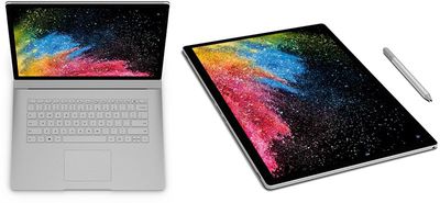 surface book 2 duo