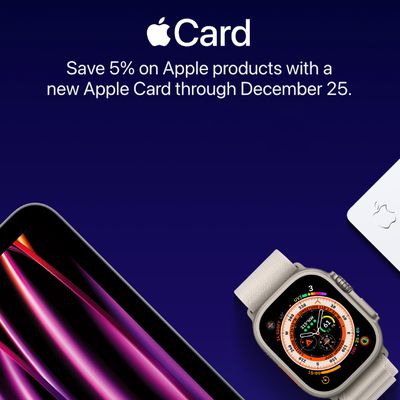 Apple Card 5 Percent