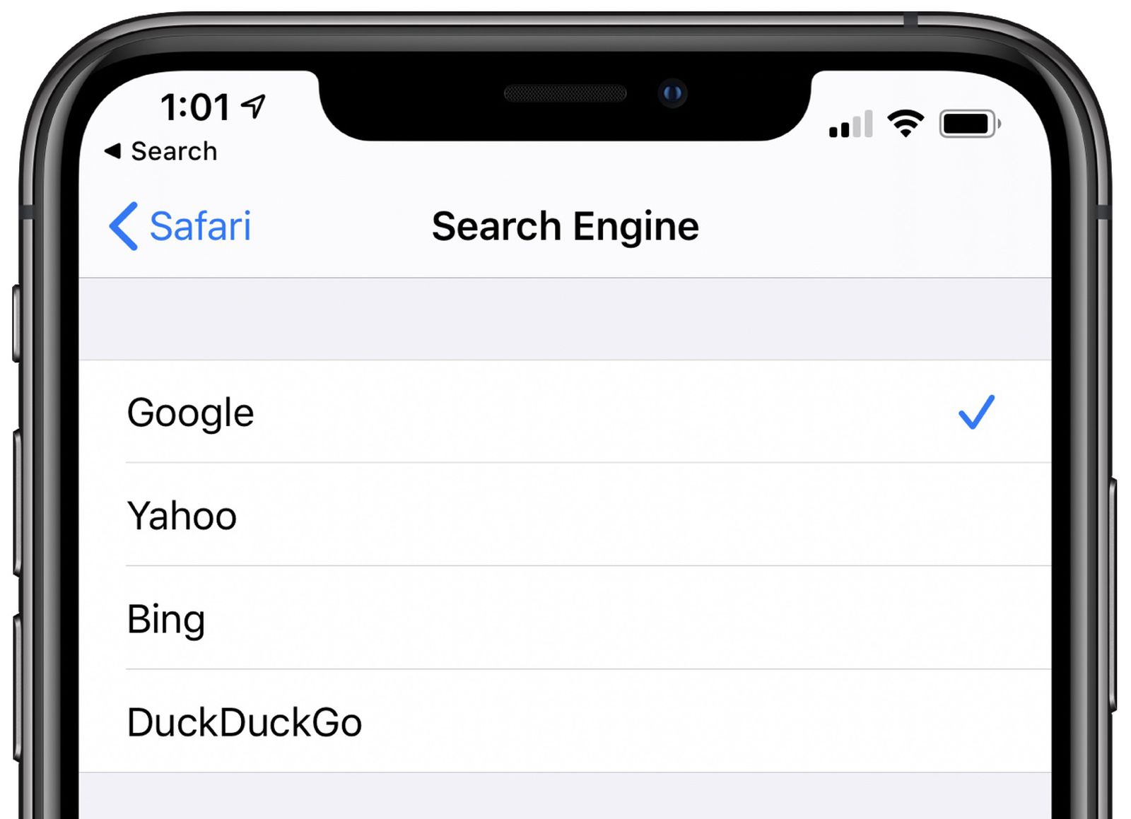 best search engine for apple