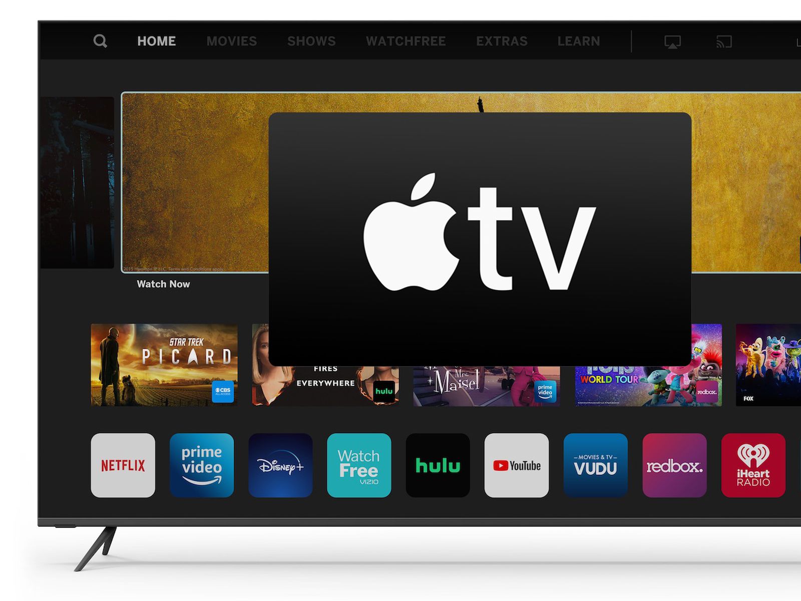 You can easily add apps on vizio smartcast tv and via plus tv. 