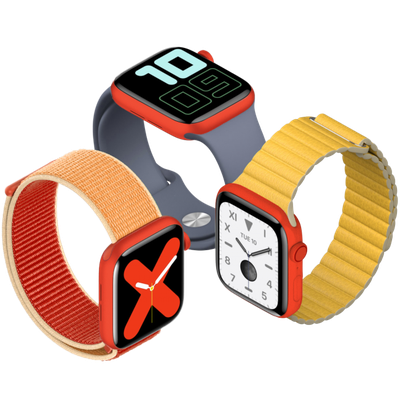 RED Apple Watch TRANS