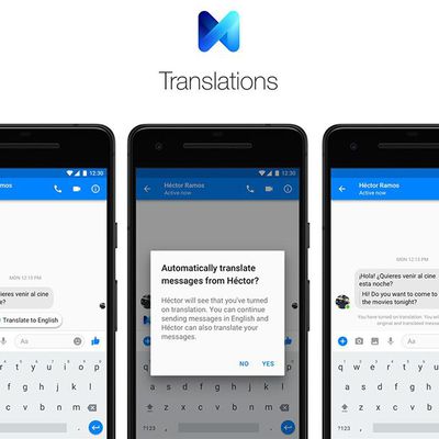 facebook messenger chat translations