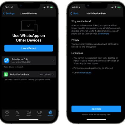 whatsapp multi device support