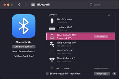 Bluetooth для Mac
