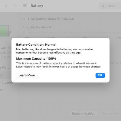 apple battery health management big sur