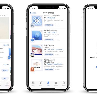app store subscription area
