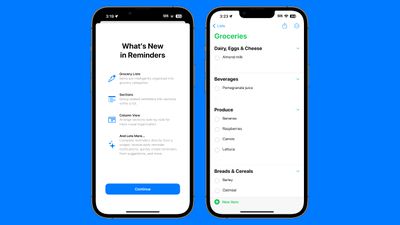 iOS 17 Reminders App Can Automatically Sort Your Groceries Into Categories