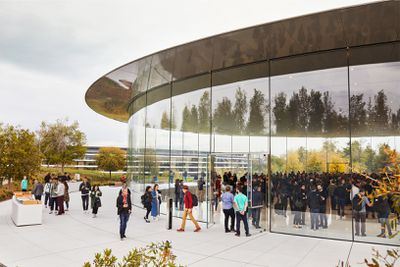 Apples keynote event guests arrive at Steve Jobs Theater 03252019 big 1