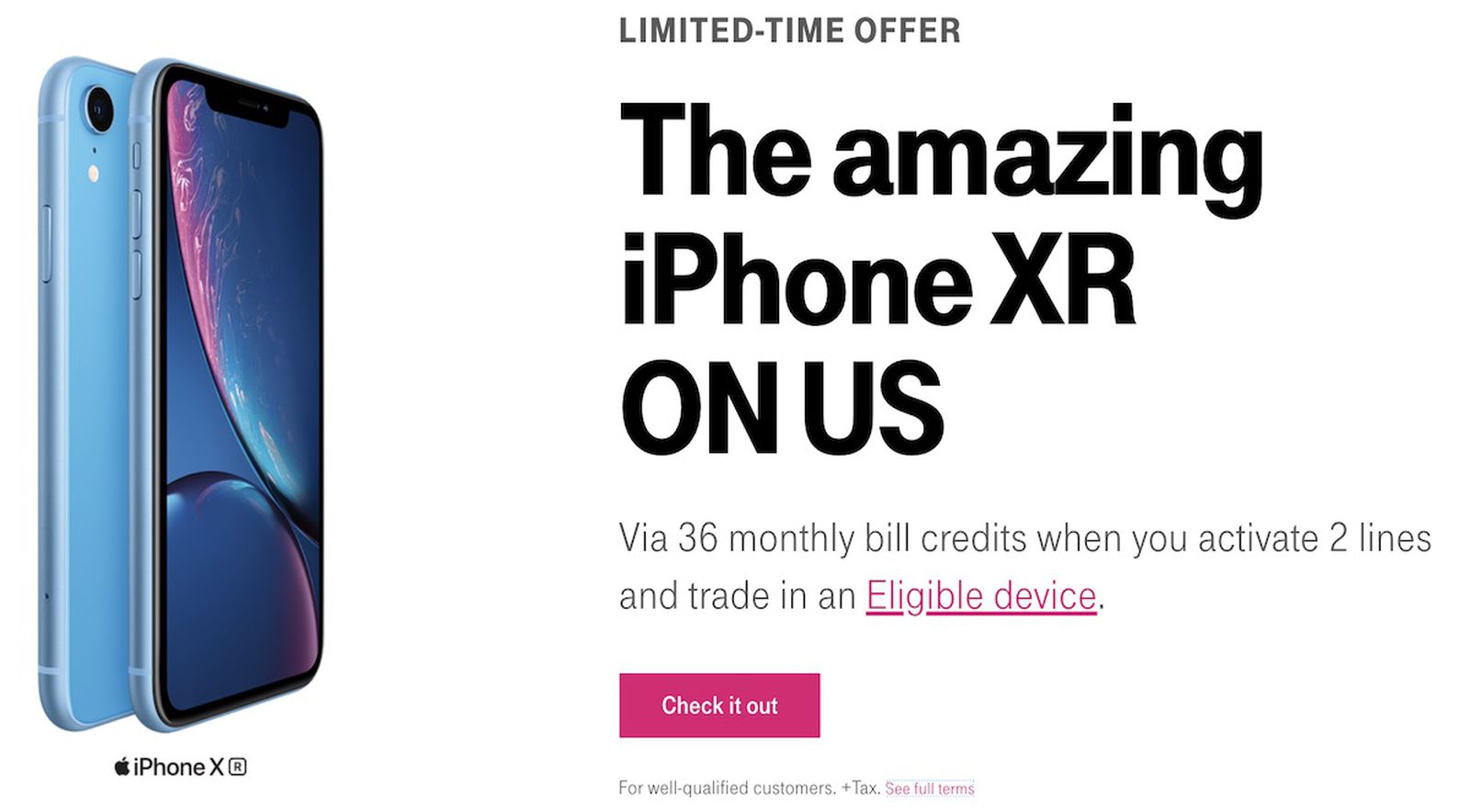 T Mobile Offering Iphone Xr At No Extra Cost When Adding New Lines And Trading In Old Iphone Macrumors