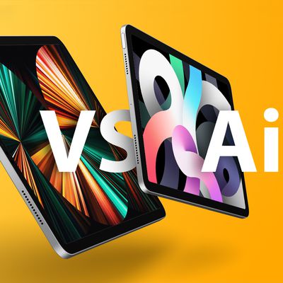 iPad Pro vs Air Feature Yellow