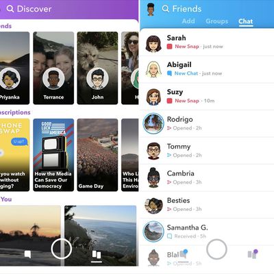 snapchat redesigned redesign