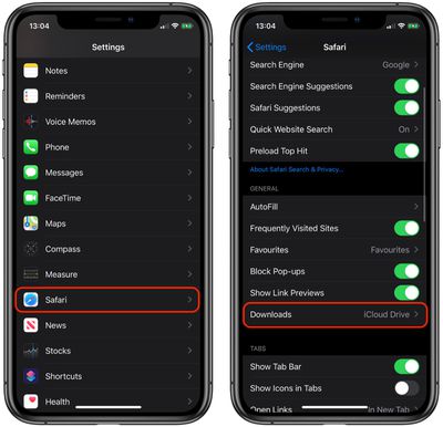 how to customize when safari download manager clears ios 1