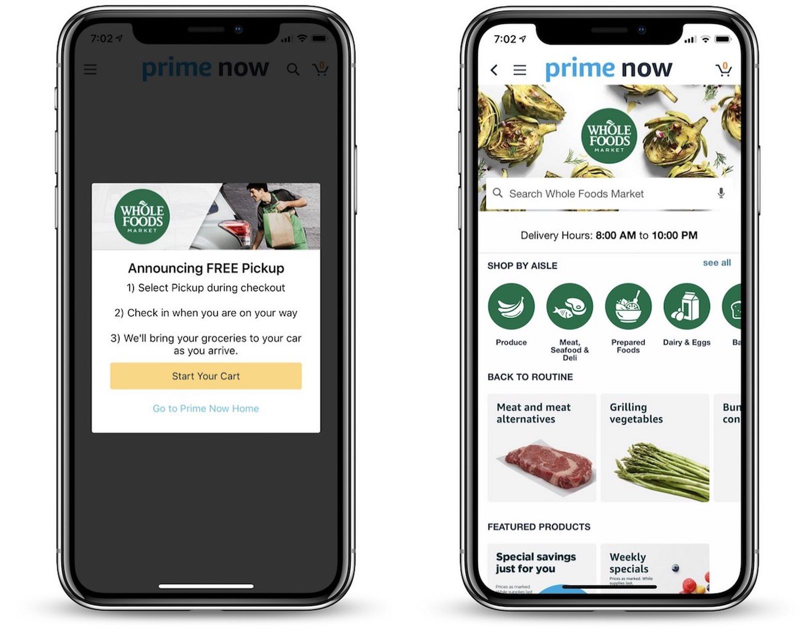 Launches Grocery Pickup at Select Whole Food Stores Using 'Prime  Now' Mobile App - MacRumors