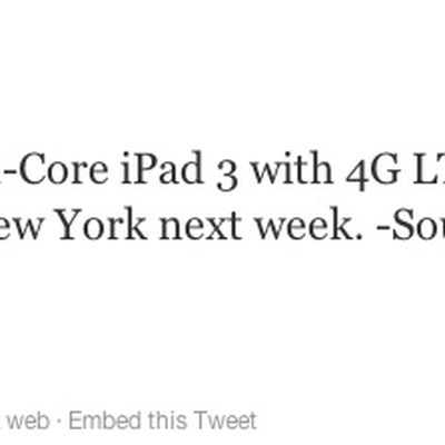 cnbc ipad 3 tweet