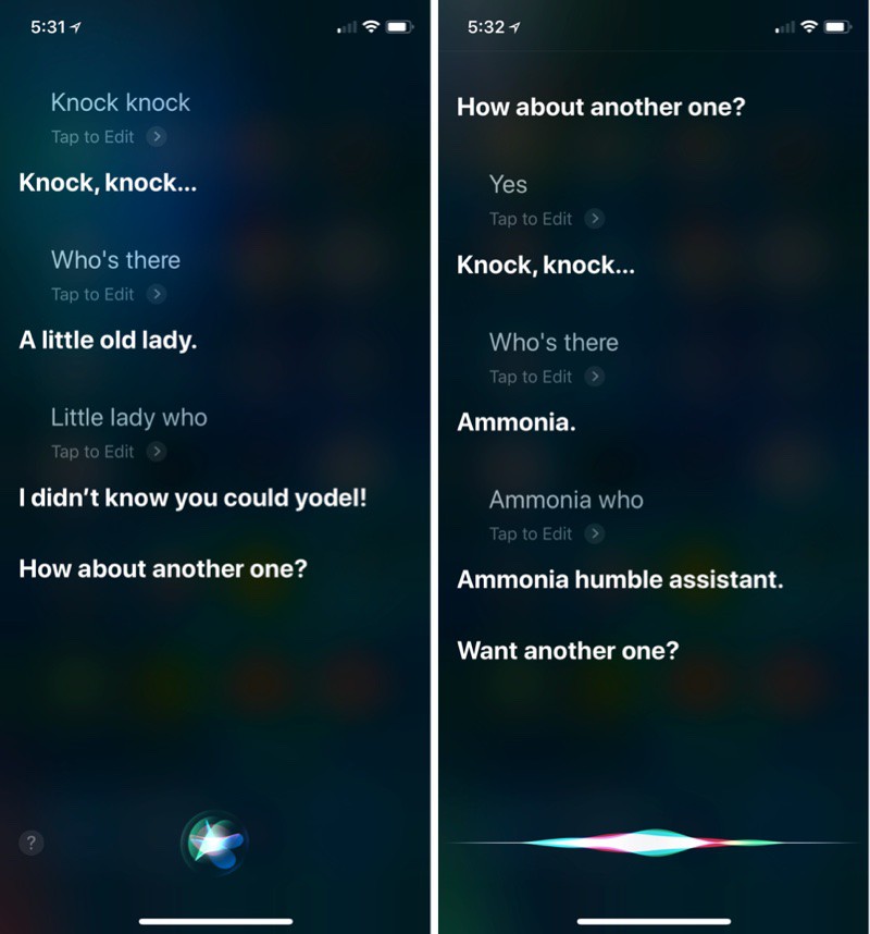 Apple S Siri Learns New Jokes Macrumors