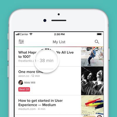 pocket time estimates