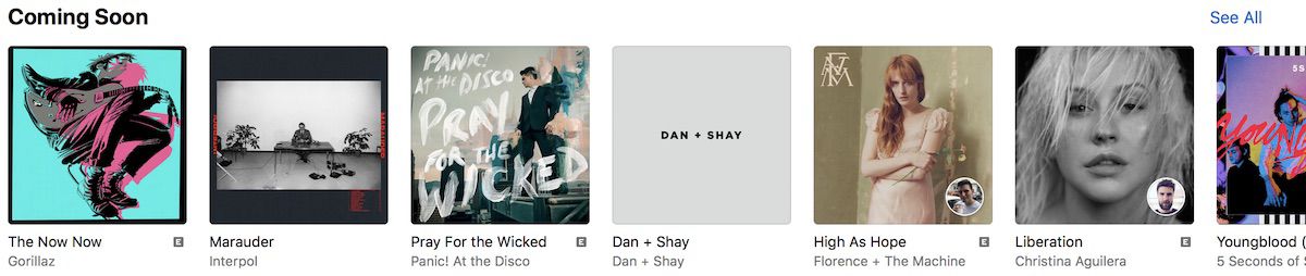 Apple Music Rolling Out Update With 'Coming Soon' Section, Album Launch ...
