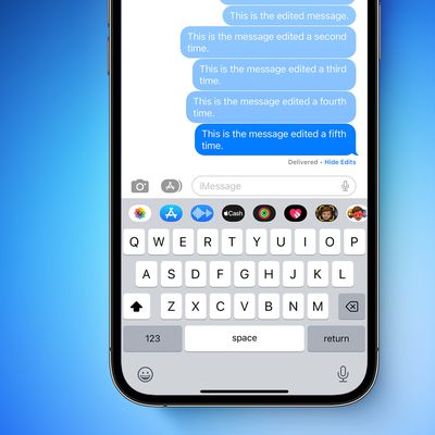 iPhone 13 Editable Messages Feature