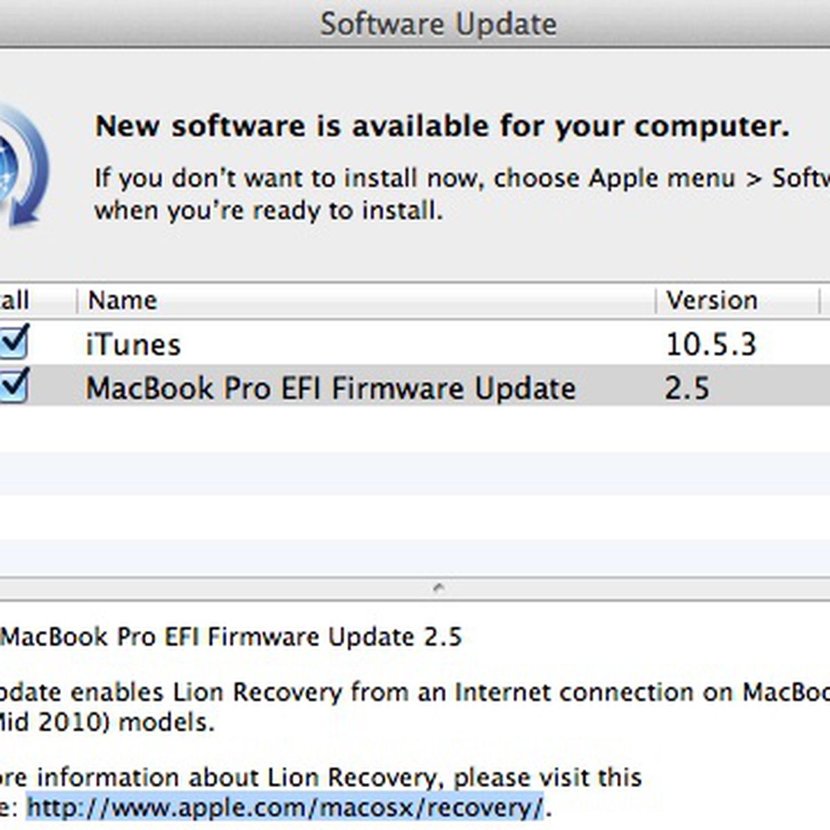 Firmware mac