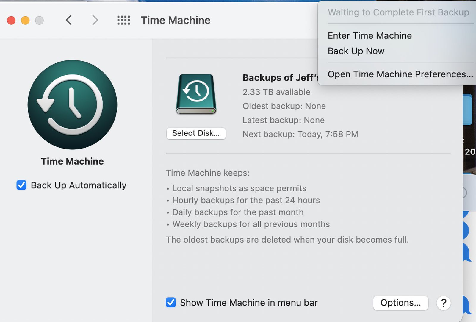 mac time machine restore to another computer