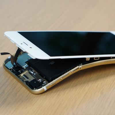 CRO Electronics Bent White iPhone 09 14