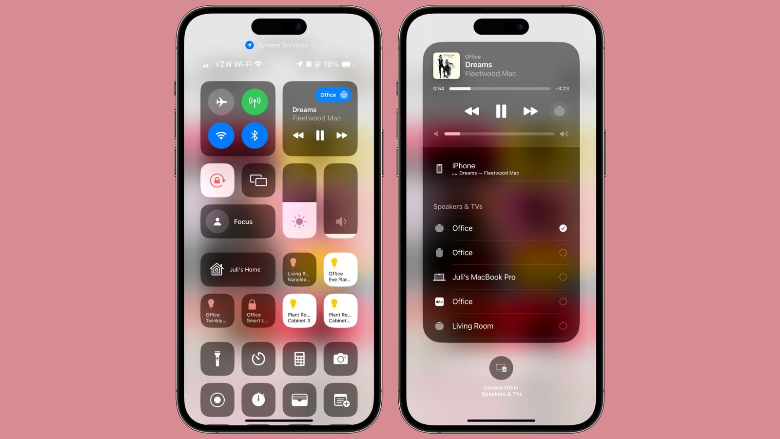 Ios 17 Menu Bar iOS 17 AirPlay Features - MacRumors
